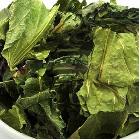 Lá dâu tằm khô được bán 50.000 đồng/kg. Loại lá này giúp cải thiện trí nhớ và chữa mất ngủ.