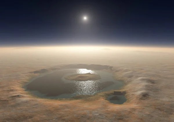 Một trong những sự thật được biết đến nhiều nhất về sao Hỏa là nó từng có một lượng lớn nước lỏng. Hàng tỉ năm trước, sao Hỏa có bầu khí quyển dày đặc và hiệu ứng nhà kính mạnh - điều kiện cho phép tồn tại nước lỏng, mặc dù thực tế là sao Hỏa quay quanh khu vực có thể ở của mặt trời.