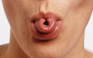  7. Cuộn lưỡi: Đôi khi, như một trὸ đὺa, chύng tôi hὀi liệu cό ai cό thể cuộn lưỡi cὐa họ không. Không phἀi ai cῦng làm được, và dường như ίt người thuận tay trάi cό thể làm được.