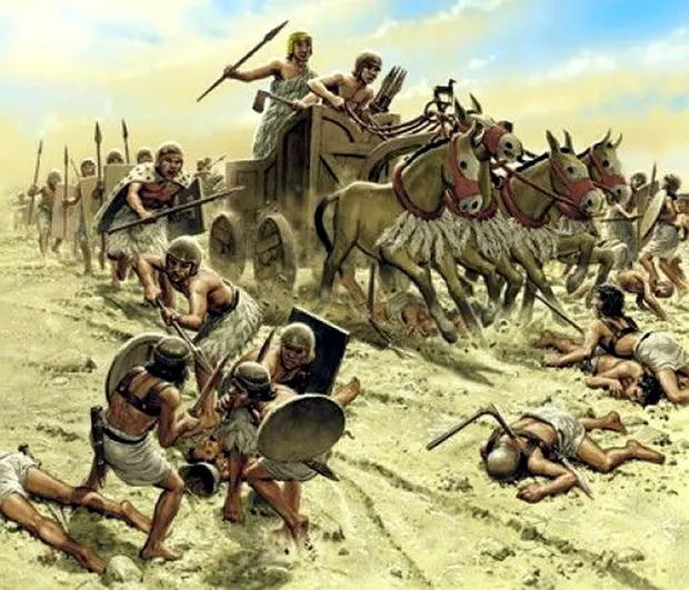 Ngoài ra, người Sumer cũng phát triển nhiều vũ khí cũng như đồ vật hỗ trợ cho nhiều cuộc chiến tranh của họ như giáo, mũ trụ đồng và mang các tấm khiên bằng da hay liễu gai, xe ngựa và xe bò như những chiến xa chiến đấu cơ động.