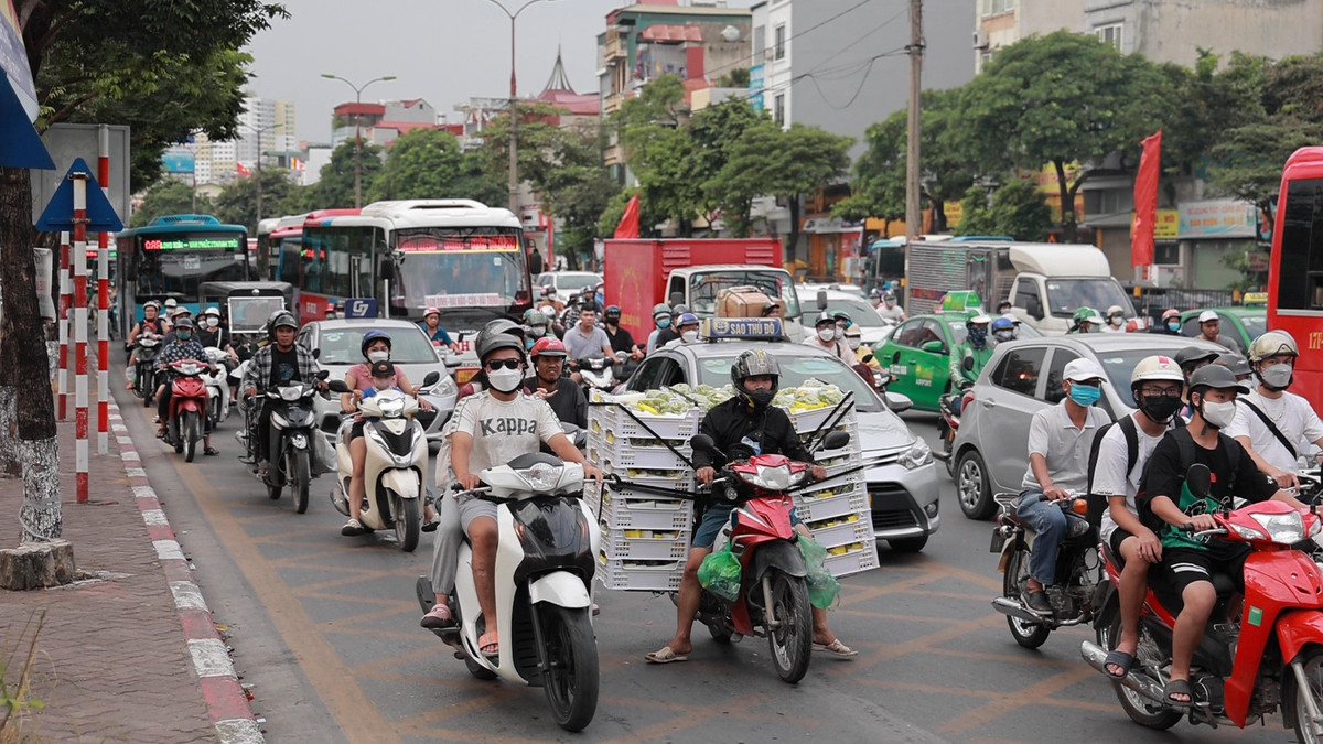 Tại đây, tình trạng giao thông có đông nhưng không xảy ra tắc nghẽn.