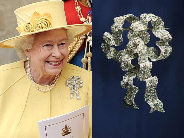 Một số vương miện, trâm cài áo, vòng đeo tay, quyền trượng, nhẫn của bà tạo thành một phần của Crown Jewels (tạm dịch: Báu vật) được trưng bày tại Tháp London và thu hút khoảng 2,5 triệu khách du lịch thưởng lãm mỗi năm.