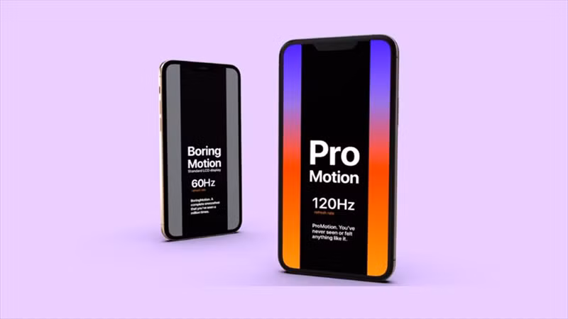  2. Màn hình ProMotion: Dù màn hình ProMotion đã xuất hiện trên iPhone 13 Pro/ Pro Max nhưng đối với những người dùng nâng cấp từ 1 chiếc điện thoại đời cũ hơn thì đây vẫn là một công nghệ xứng đáng nên trải nghiệm.