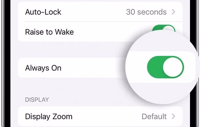 Nếu không thích tính năng này, người dùng có thể tắt nó trong Cài đặt -> Màn hình &amp; Độ sáng để kéo dài thời lượng sử dụng pin.