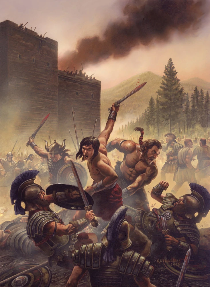 Vào thời điểm phát triển cực thịnh về kinh tế dưới thời vua Midas, Phrygia phải đối mặt với mối họa từ Cimmerian – bộ tộc chiến binh hùng mạnh tới từ Iran.