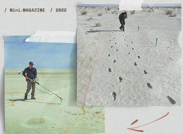 Ban đầu, nhóm nghiên cứu chỉ tìm thấy một vài dấu chân. Nhưng sau khi quét toàn bộ khu vực xung quanh bằng radar xuyên bề mặt (GPR), nhóm đã phát hiện ra ít nhất 88 dấu chân riêng lẻ của cả người lớn lẫn trẻ nhỏ.