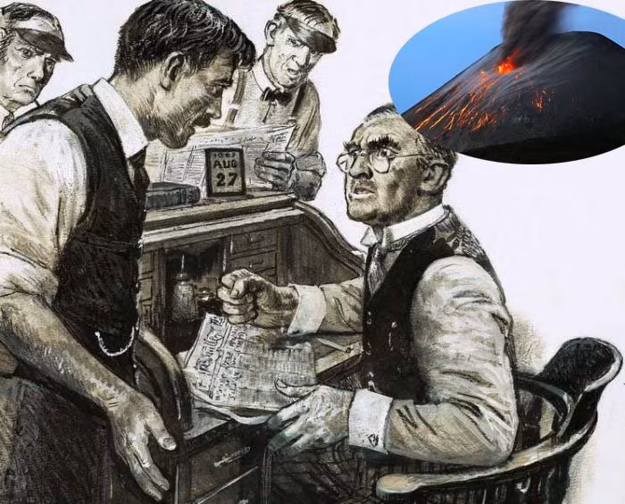  3. Bị đuổi việc vì giấc mơ: Ngày 29/8/1883, phóng viên Samson từ tờ báo Hoàn Cầu (Mỹ) trong giờ trực nằm mơ thấy núi lửa Krakatoa phun trào, khiến nhiều người chết và bị thương. 