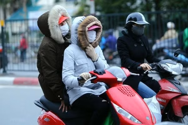 Du bao thoi tiet 14/4, Ha Noi lanh run