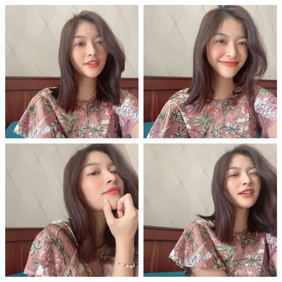 Á hậu Kiều Loan mặc chiếc váy giản dị và khoe loạt biểu cảm dễ thương khi ở nhà.