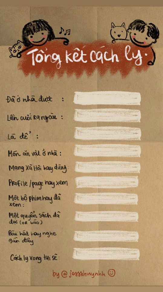 “Hot” tren Instagram: Cap nhat story “tong ket cach ly” so gang