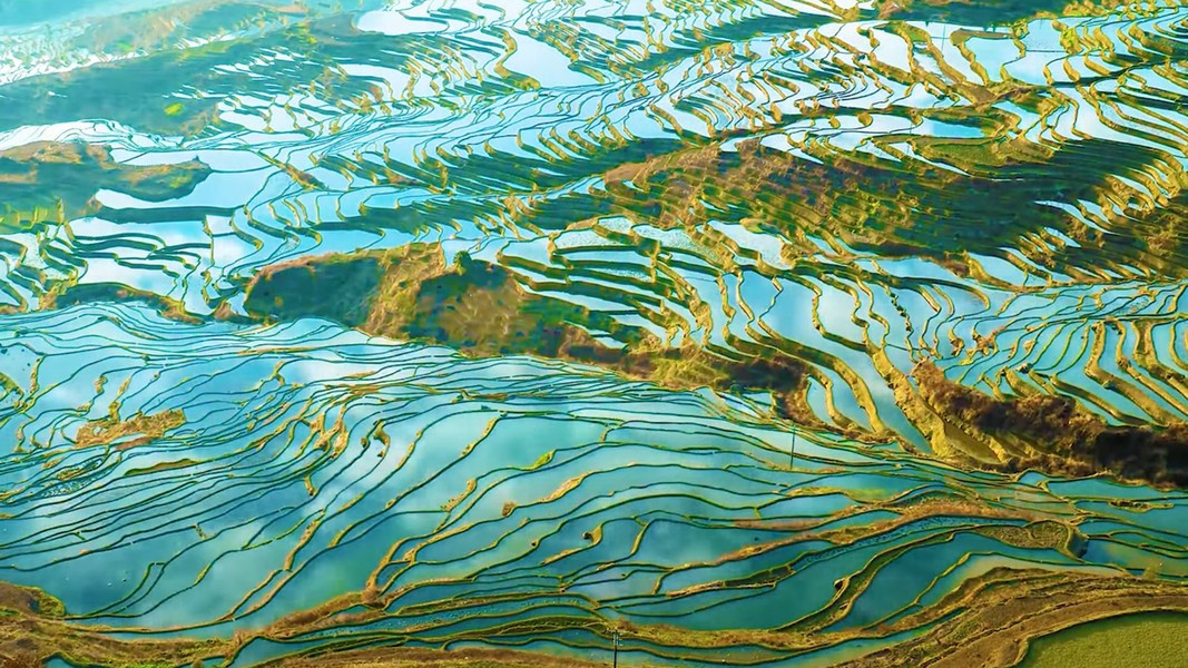 Khu vực có đến 3.000 bậc với độ dốc khác nhau tạo thành một cảnh quan tuyệt đẹp hiếm có 