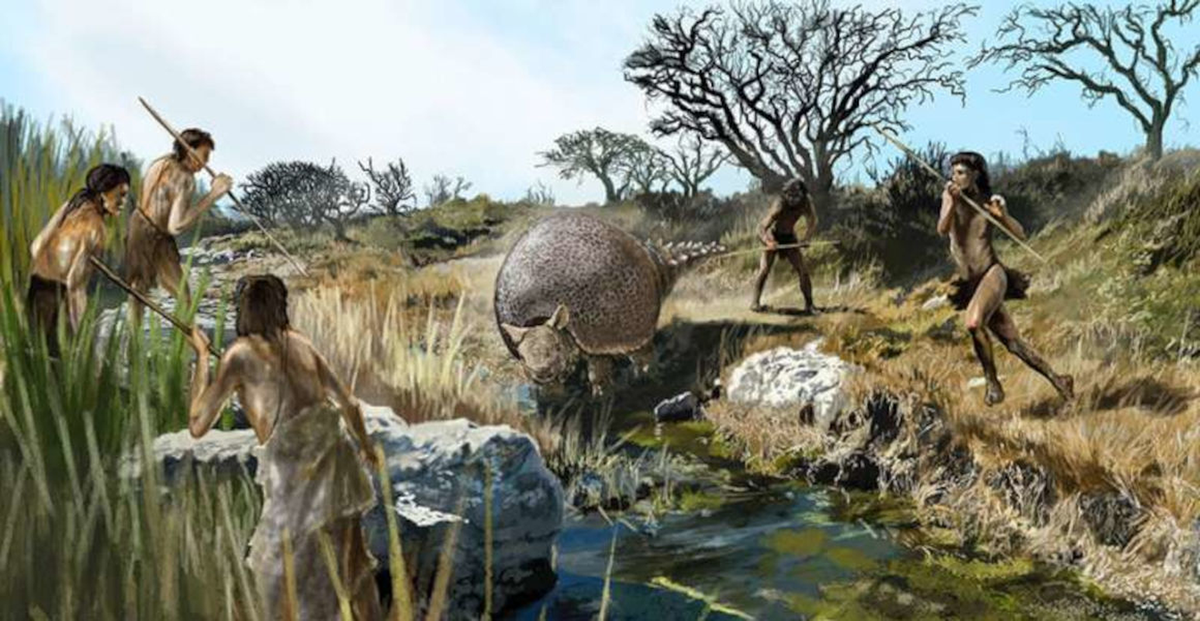 Glyptodont là một loài thú có mai với vỏ cứng được cấu thành từ hàng nghìn mảnh giáp xương. Chúng có cơ thể to lớn và có trọng lượng khủng. Chiếc đuôi dài và nhọn của loài này hiệu quả trong việc tự vệ.