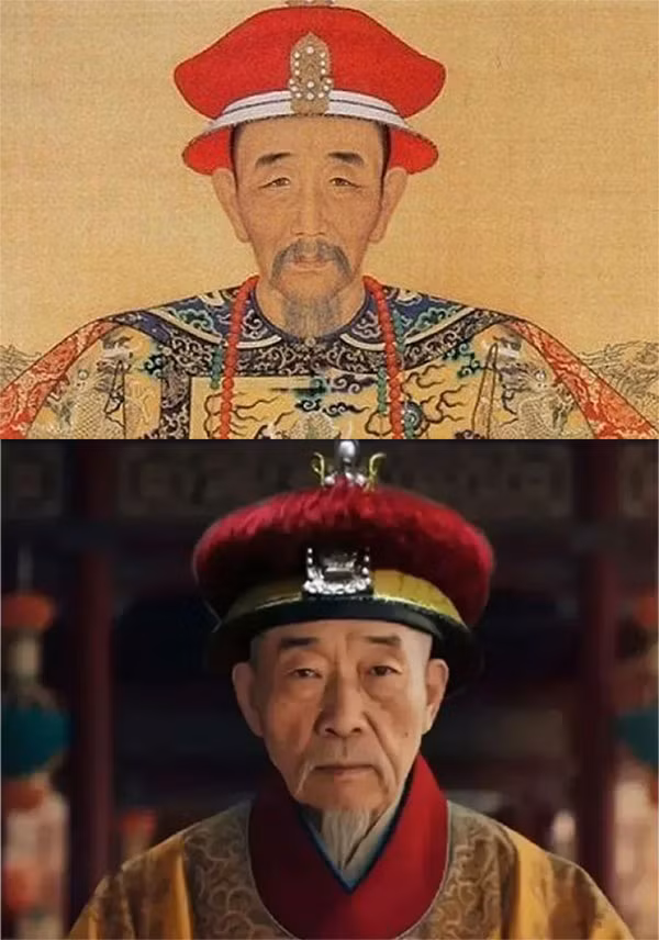 Hoàng đế Khang Hi của nhà Thanh trong ảnh do AI vẽ có gương mặt khá nhỏ nhưng toát lên khí khái mạnh mẽ, quyết đoán.