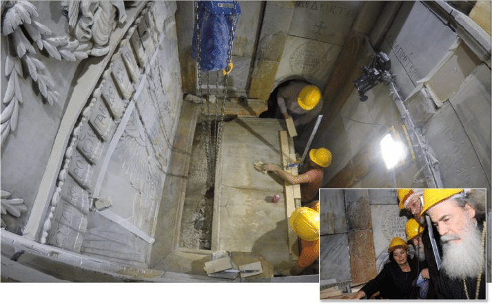 Sau 60 giờ làm việc ngày đêm để đến gần đáy mộ, các chuyên gia đã có được nhiều ghi chép về công trình này. Sau đó, họ đóng kín ngôi mộ. Họ cho hay, sẽ nghiên cứu tỉ mỉ những ghi chép về việc mở mộ Chúa Jesus trong thời gian tới nhằm làm sáng tỏ những bí ẩn khác về công trình tôn giáo linh thiêng này.