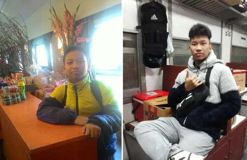 Cap doi tiep vien thoang nhin nhau roi ga tren chuyen tau nguoc chieu-Hinh-6