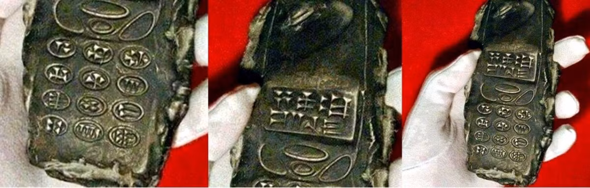 Tuy nhiên, 12 "nút bấm trên điện thoại Nokia" thực chất là những ký tự tượng hình của người Sumer. Nó được gọi là chữ hình nêm.