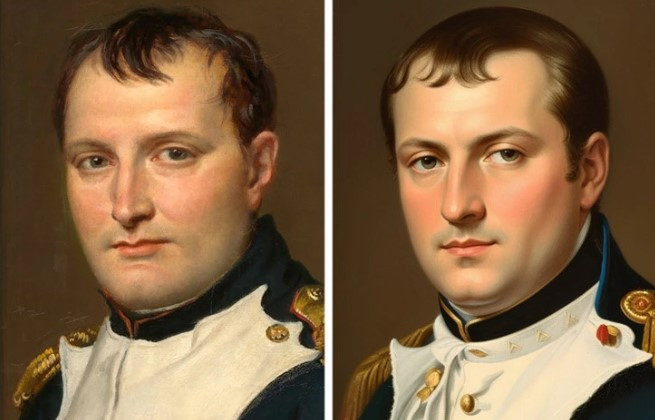 Nhờ AI, hoàng đế Pháp Napoleon Bonaparte trong ảnh phục dựng sở hữu dung mạo tuấn tú, uy nghiêm.