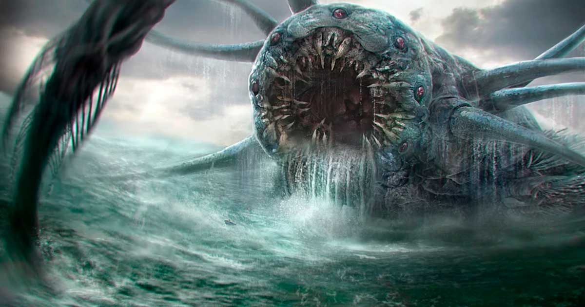 Theo các giai thoại, Charybdis được miêu tả có khuôn mặt lớn, luôn phải uống một lượng nước biển lớn mỗi ngày. Mỗi khi quái vật này "ợ" sẽ tạo nên những xoáy nước khủng khiếp.