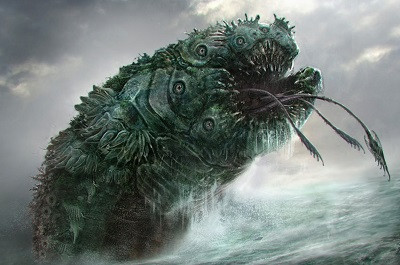 Charybdis là con gái của thần biển Poseidon và nữ thần Trái Đất Gaia. Quái vật này chuyên hút nước biển vào miệng rồi phun ra những xoáy nước khiến những người đi biển gặp thảm kịch kinh hoàng.