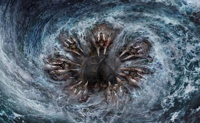 Quái vật Charybdis đã khiến Vua Odysseus xứ Ithaca gặp thử thách lớn khi đi tàu vượt eo biển Messina. Với tài trí và bản lĩnh phi thường, ông hoàng này đã vượt eo biển thành công.