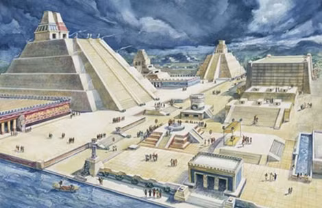 Trong khi đó, đế chế Aztec được thành lập vào năm 1428. Đế chế hùng mạnh một thời này tồn tại ở khu vực ngày nay là lãnh thổ Mexico.