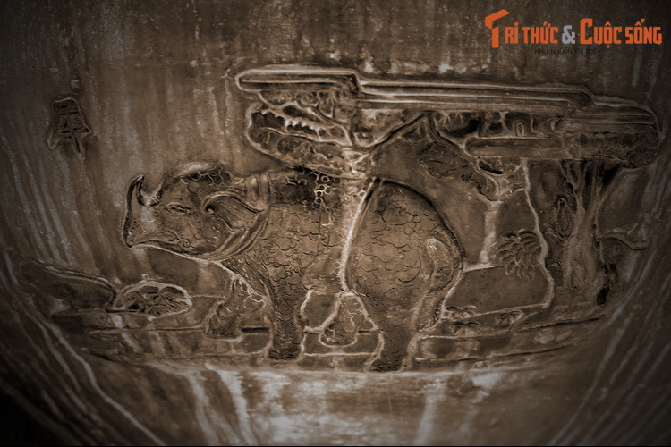 Loài vật Sách Đỏ tiếp theo trên Chương đỉnh là “Tê”, nghĩa là con tê giác. Trong Sách Đỏ Việt Nam, cả hai loài tê giác một sừng và hai sừng đều thuộc diện Tuyệt chủng, trong đó sự tuyệt chủng của tê giác một sừng mới được xác nhận vào năm 2010.