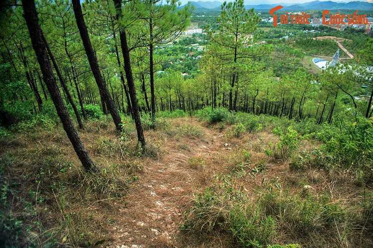 Sách "Đại Nam dư địa chí ước biên" viết về ngọn núi này như sau: "Núi Ngự Bình, tục gọi là núi Bằng... vuông chằn chặn như bức bình phong, là bức án trọng yếu bậc nhất phía trước Kinh thành... Núi này là một trong 20 thắng cảnh của Kinh đô".