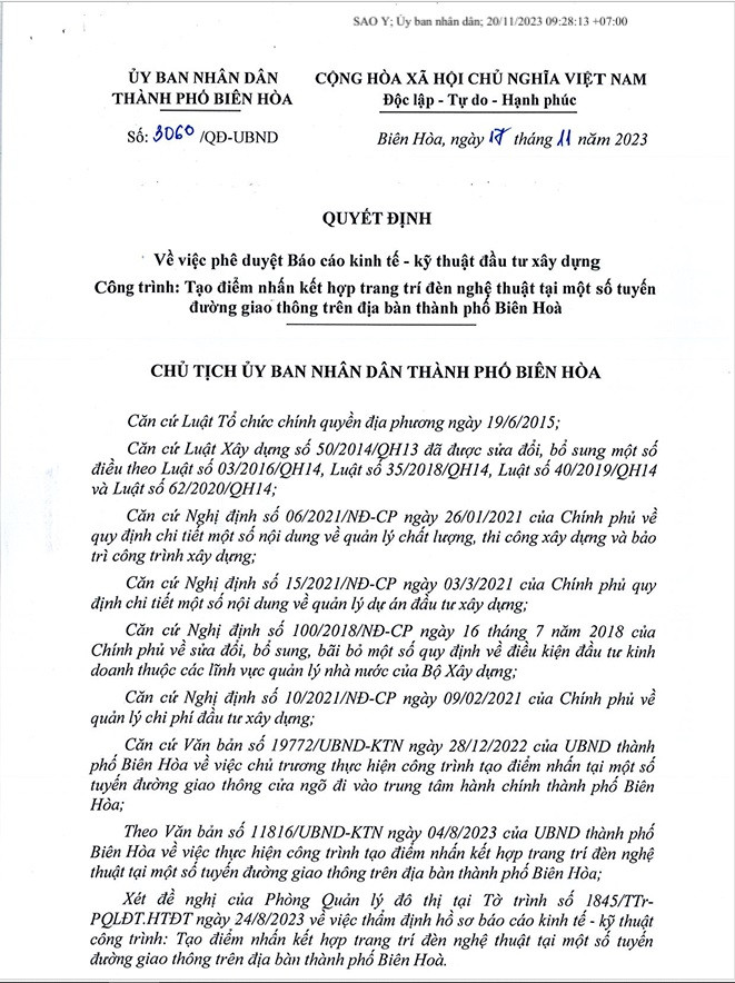 Đồng Nai: TP Biên Hoà chi hơn 11,5 tỷ làm 4 cổng chào tạo điểm nhấn Dong Nai: TP Bien Hoa chi hon 11,5 ty lam 4 cong chao tao diem nhan