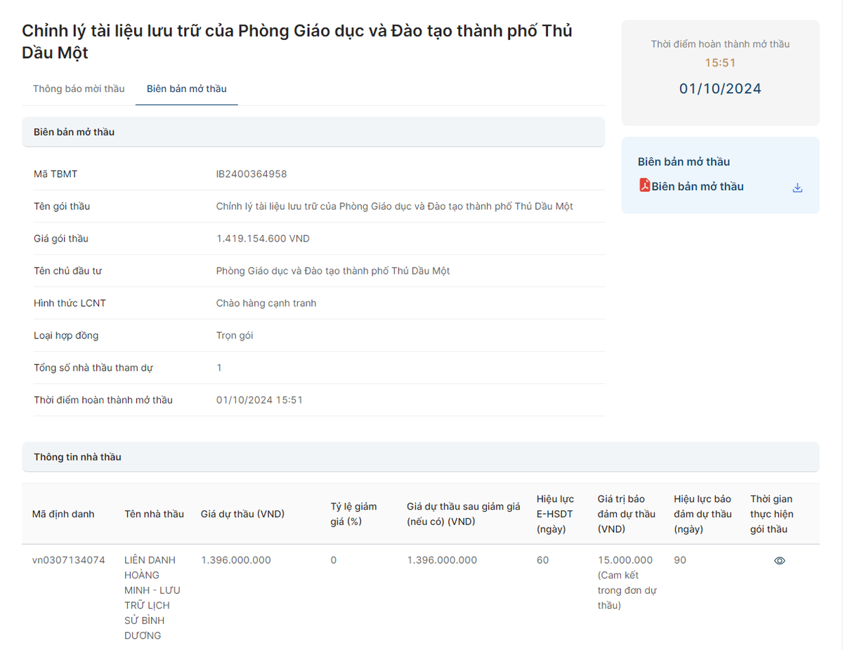 Binh Duong: Ai se thuc hien chinh ly tai lieu phong GD&DT TP Thu Dau Mot?