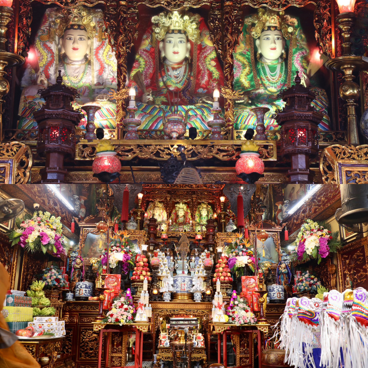 Khi về triều, Vua Lê Cảnh Hưng đã ban sắc cho Ngài là: Nhu Gia Trinh Thuận Thuần Nhất Đại vương và lập đền thờ bên sông Nhị Hà, làm Thành Hoàng làng Nguyên Khiết. Hiện nay, ông Nguyễn Tất Kim Hùng, đồng đền Hàng Bạc cùng với thủ nhang đền là Lê Bá Linh thực hành thờ, lễ theo đúng tín ngưỡng thờ Mẫu Tam Phủ của người Việt.