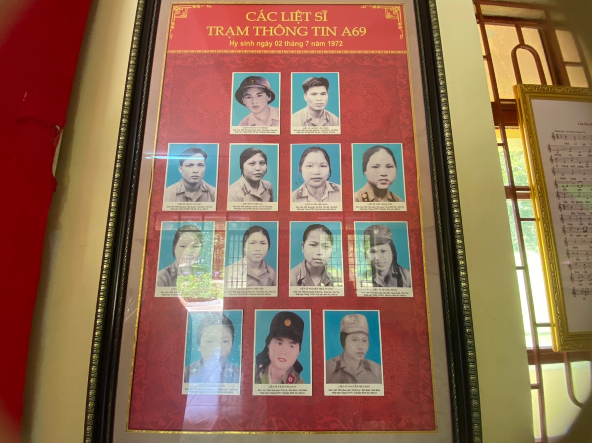 Trong số 13 chiến sĩ anh dũng hy sinh thì có tới 10 nữ và 3 nam. Có thể nói, trong suốt quá trình chiến đấu chống chiến tranh phá hoại của đế quốc Mỹ và chi viện các chiến trường, cán bộ, chiến sĩ Trạm thông tin A69 đã dũng cảm, mưu trí, sáng tạo vượt qua mọi khó khăn gian khổ, hy sinh bảo đảm thông tin liên lạc thông suốt, kịp thời, bí mật, góp phần cùng với quân và dân cả nước đánh thắng giặc Mỹ, giành độc lập, tự do, thống nhất Tổ quốc.