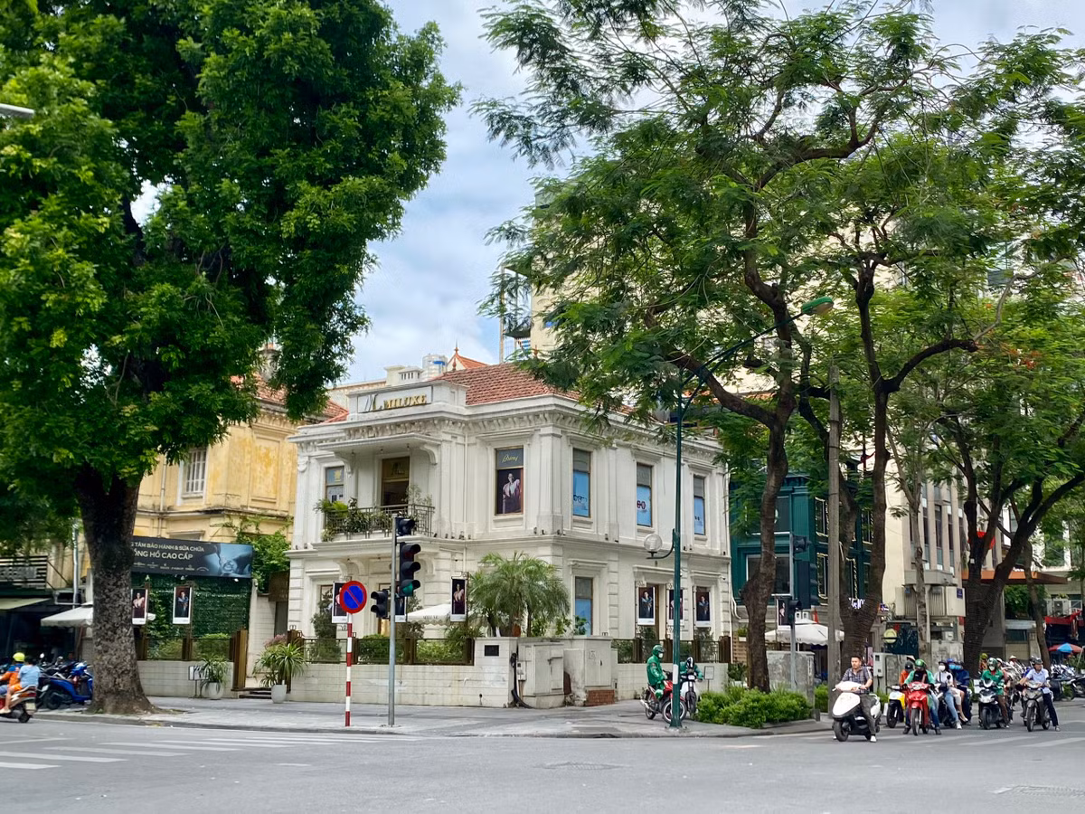 Cùng với đó còn rất nhiều căn biệt thự với diện tích hàng trăm mét vuông nằm ở những vị trí ngã tư phố.