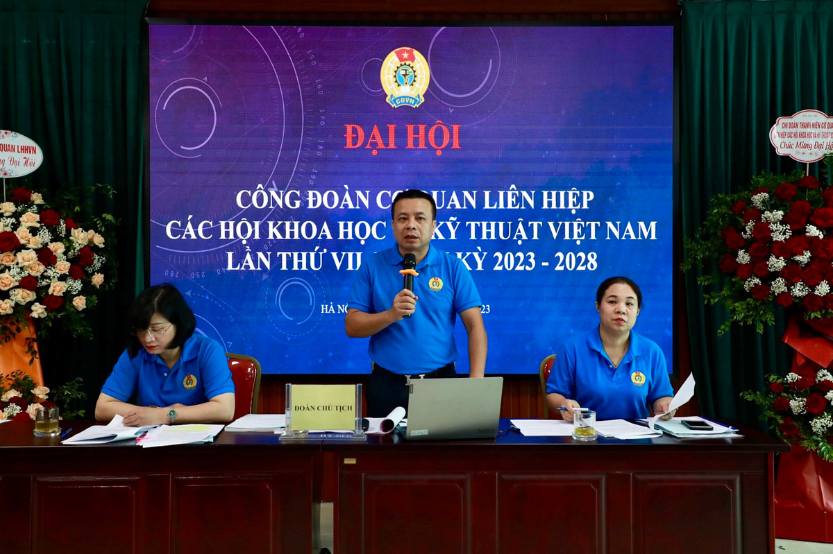 Dai hoi Cong doan Co quan Lien hiep cac Hoi Khoa hoc va Ky thuat Viet Nam lan thu VII