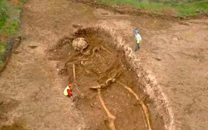 Trên đất nước Romania, một phát hiện khảo cổ hấp dẫn đã gây chú ý toàn cầu. Một bộ xương người khổng lồ, được cho là dài tới 10 mét, đã được khai quật tại một khu vực khác thường, gợi lên nhiều câu hỏi và sự tò mò về quá khứ nguyên thủy của loài người.