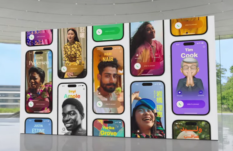 Cách hoạt động của NameDrop tương tự như AirDrop, cho phép chia sẻ thông tin liên hệ bằng cách chạm hai thiết bị iPhone hoặc iPhone với Apple Watch.