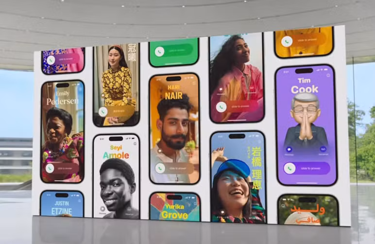 Cách hoạt động của NameDrop tương tự như AirDrop, cho phép chia sẻ thông tin liên hệ bằng cách chạm hai thiết bị iPhone hoặc iPhone với Apple Watch.