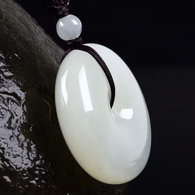 Nó tượng trưng cho sự trong sáng, thanh lịch và tinh khiết. Ngọc trắng cũng có ý nghĩa về sự tinh khiết tâm hồn và niềm hy vọng.