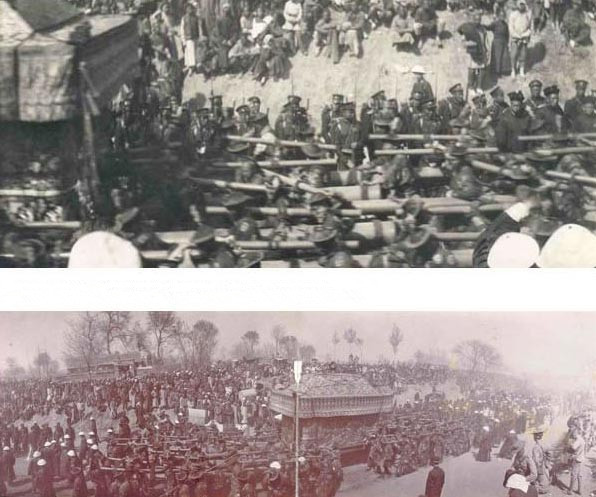 Người ta cho rằng đây là sự phẫn nộ của ông trời và bất mãn đối với bà. Tuy nhiên, thời tiết thất thường là hiện tượng tự nhiên không liên quan trực tiếp đến tang lễ và có thể giải thích bằng các điều kiện thời tiết bình thường.