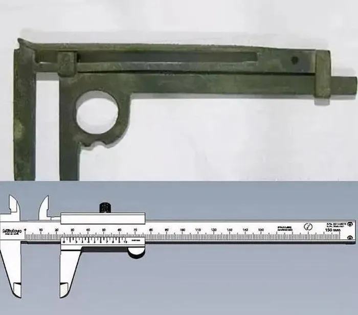 Người phương Tây đã sử dụng loại vật này hơn một nghìn năm sau. Chiếc thước cặp này cũng đóng một vai trò to lớn trong nghiên cứu về lịch sử Trung Quốc cổ đại.