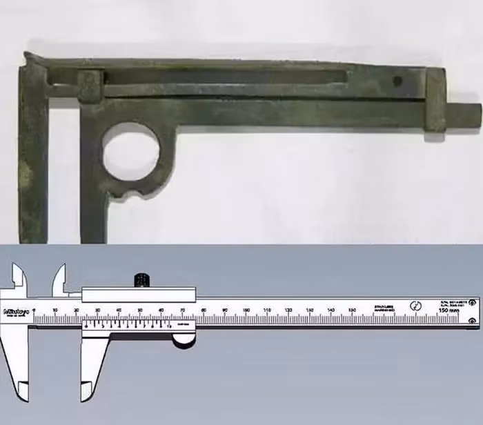 Người phương Tây đã sử dụng loại vật này hơn một nghìn năm sau. Chiếc thước cặp này cũng đóng một vai trò to lớn trong nghiên cứu về lịch sử Trung Quốc cổ đại.