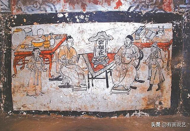 Bích họa và vải lụa là các vật liệu có tuổi thọ hạn chế và dễ bị phân hủy bởi sự tiếp xúc với không khí và ánh sáng mặt trời. Đặc biệt, ánh sáng mặt trời chứa các tia tử ngoại và tia cực tím có thể gây hại cho các sợi vải mềm mại và sự phai mờ, xuống cấp của màu sắc.