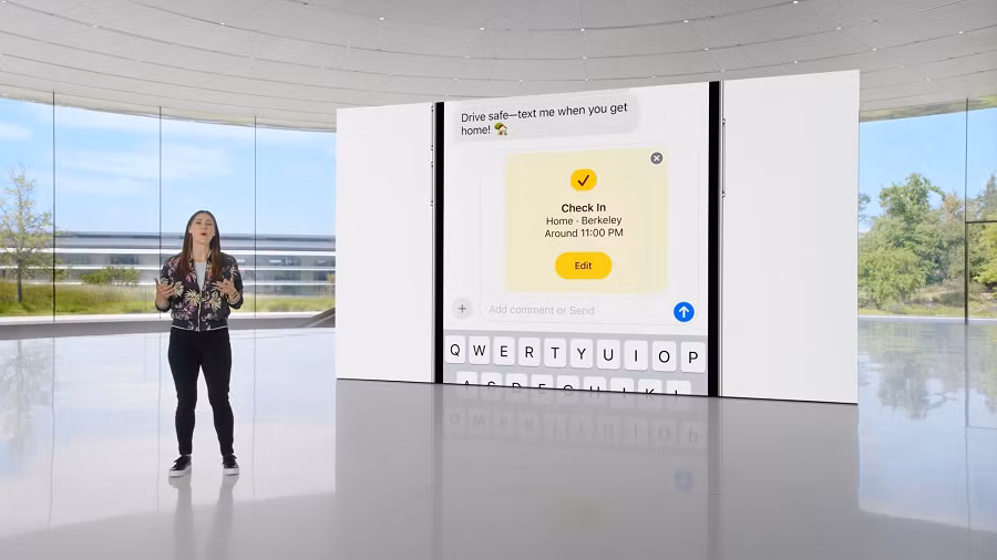 Đã có thể quẹt để trả lời 1 tin nhắn giống như Massage Facebook.