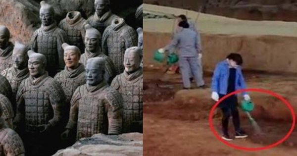 Nhiều người tỏ ra hoài nghi vì không hiểu tại sao lại tưới nước lên đất và có ảnh hưởng đến di tích và các tượng đất nung quý giá.