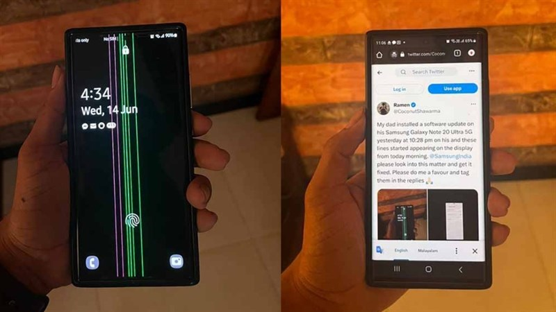 Tuy nhiên, không chỉ riêng Galaxy Note 20 Ultra gặp vấn đề này, mà nhiều người dùng của các điện thoại Samsung khác cũng đã báo cáo về hiện tượng tương tự trên màn hình của họ.