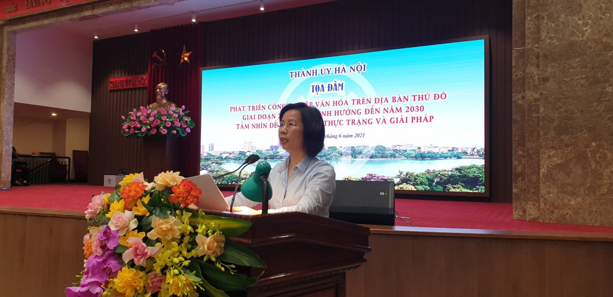 Ha Noi huong phat trien cong nghiep van hoa tro thanh nganh kinh te mui nhon