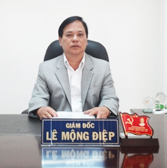 Ngoài ra, Cơ quan CSĐT Công an tỉnh Khánh Hòa còn quyết định khởi tố bị can về tội vi phạm quy định về quản lý, sử dụng tài sản Nhà nước gây thất thoát, lãng phí theo quy định tại Điều 229 BLHS; lệnh khám xét chỗ ở và lệnh bắt bị can để tạm giam đối với ông Lê Mộng Điệp, nguyên Giám đốc Sở TN-MT tỉnh này.