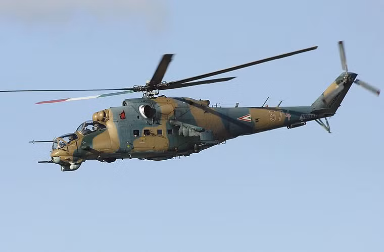 Ngoài ra còn số lượng rất ít trực thăng tấn công Mi-24.