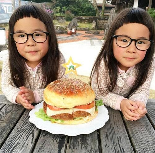 Ai cũng sẽ bị thu hút bởi những hình ảnh đáng yêu, dễ thương của chị em song sinh này.