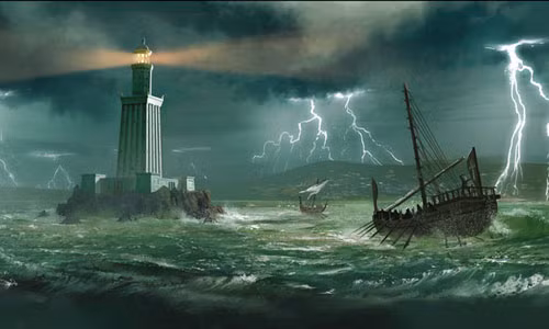 Vào thế kỷ 3 TCN, người Hy Lạp ở Alexandria đã xây dựng ngọn hải đăng đầu tiên để chỉ dẫn cho tàu thuyền trên biển cập cảng an toàn. Ngọn hải đăng này được đặt tên theo Alexander đại đế bởi thời điểm ấy, thành phố Ai Cập này dưới sự kiểm soát của Hy Lạp.