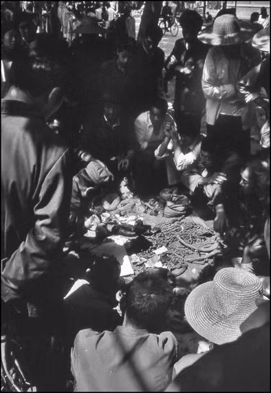 Một quầy bán thuốc bắc tại Trung Quốc. Y tế chưa phát triển khiến nhiều người vẫn phụ thuộc vào thuốc truyền thống.